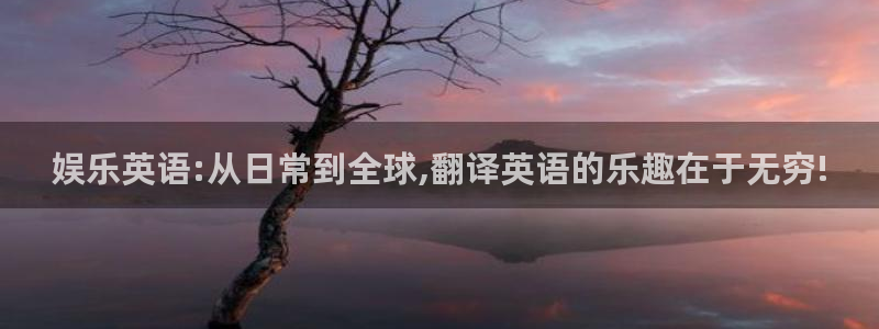 澳客官网首页乛：娱乐英语:从日常到全球,翻译英语的乐趣在于无穷!