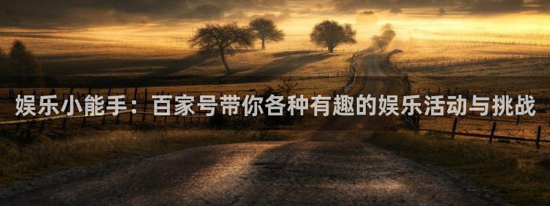 澳客官网足球比赛：娱乐小能手：百家号带你各种有趣的娱乐活动与挑战